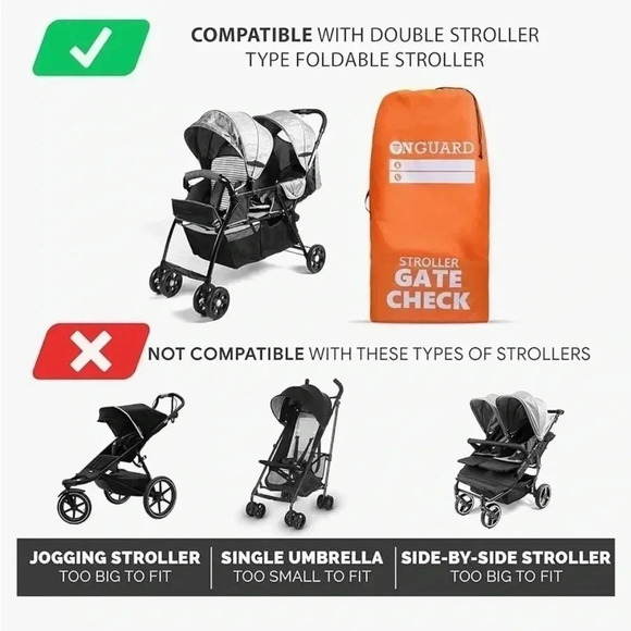 NWT Baby Stroller Travel Carry Bag - Picture 3 of 9